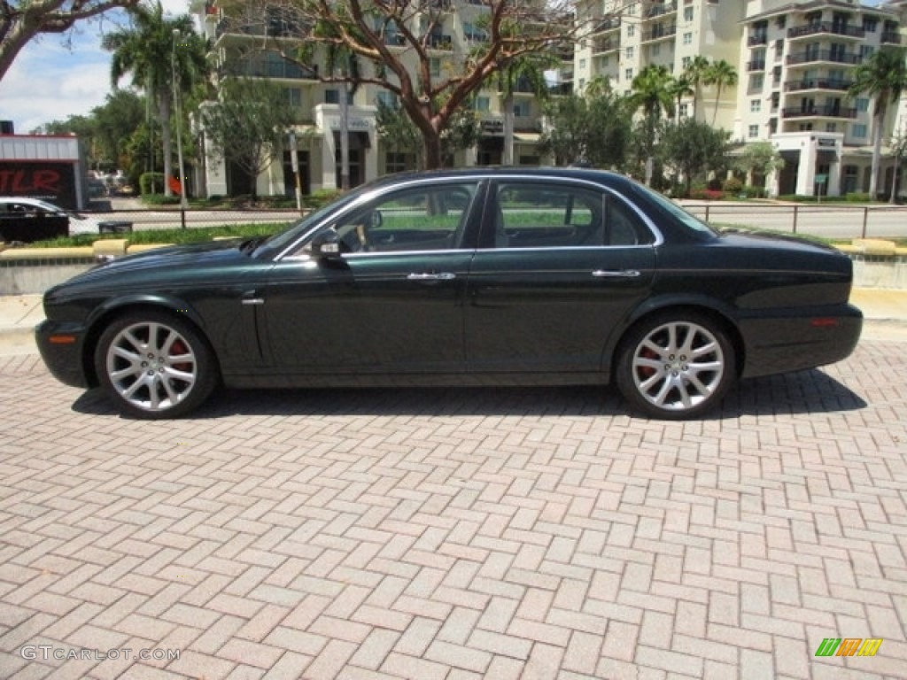 2008 XJ XJ8 - Botanical Green / Champagne/Mocha photo #47