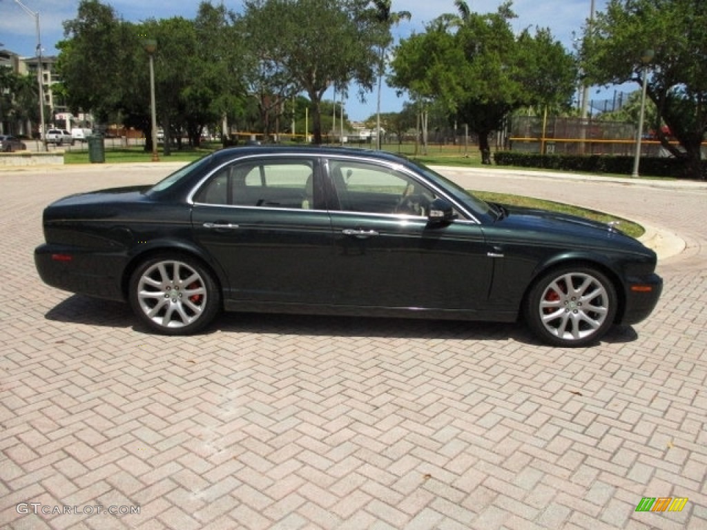 2008 XJ XJ8 - Botanical Green / Champagne/Mocha photo #70