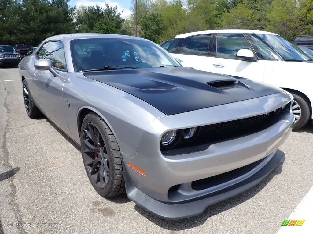 2015 Challenger SRT Hellcat - Billet Silver Metallic / Black photo #3