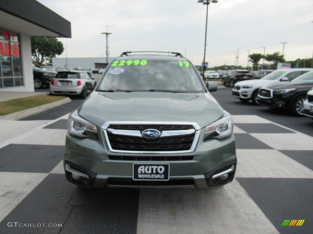 2017 Forester 2.5i Touring - Jasmine Green Metallic / Black photo #2