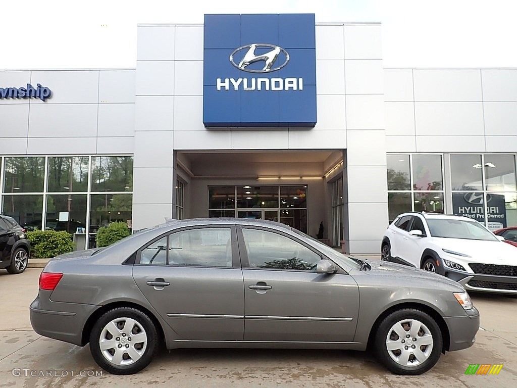 2010 Sonata GLS - Willow Gray / Gray photo #1