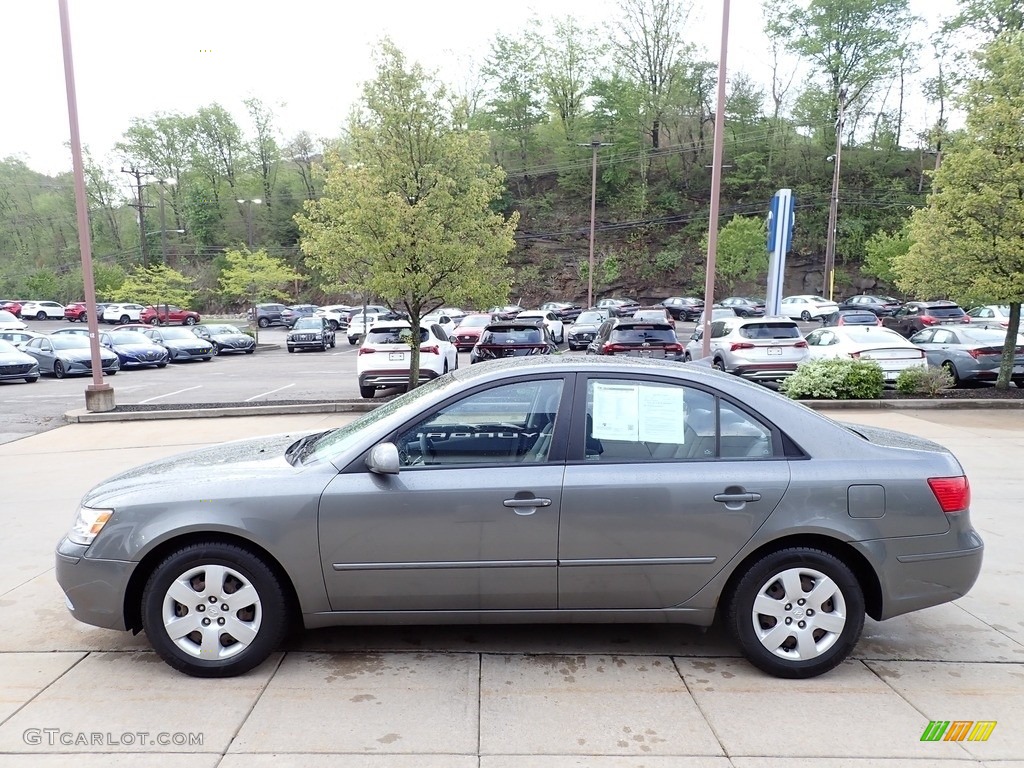 2010 Sonata GLS - Willow Gray / Gray photo #5