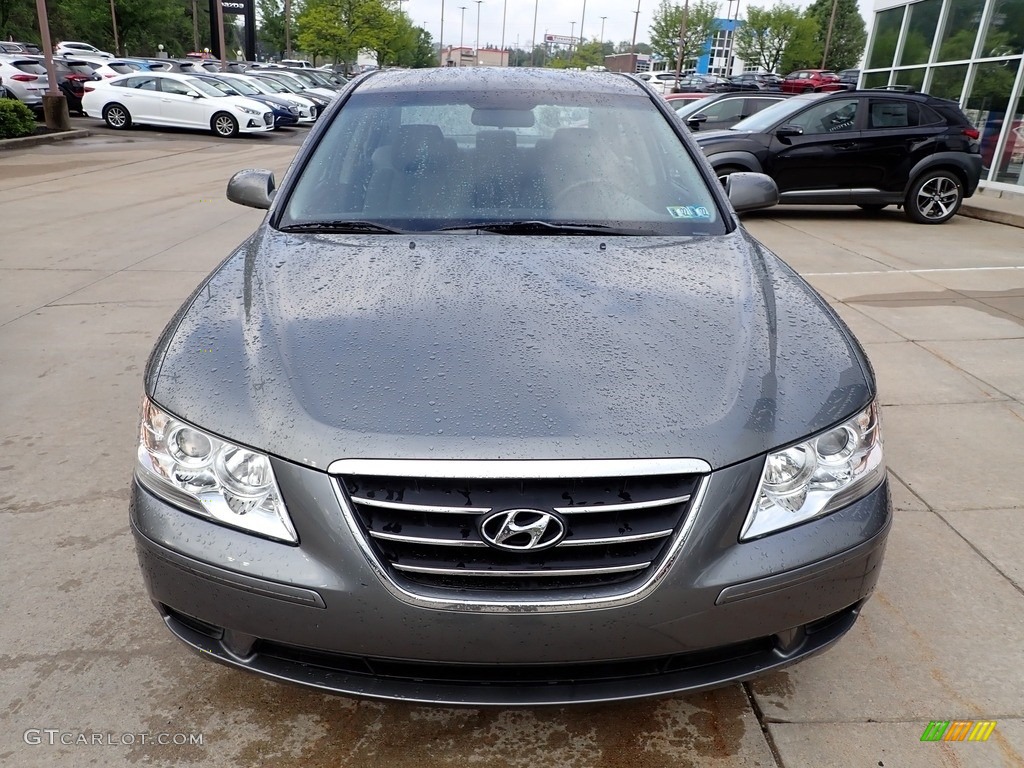 2010 Sonata GLS - Willow Gray / Gray photo #7