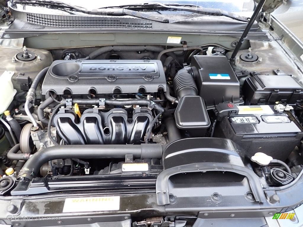 2010 Sonata GLS - Willow Gray / Gray photo #30
