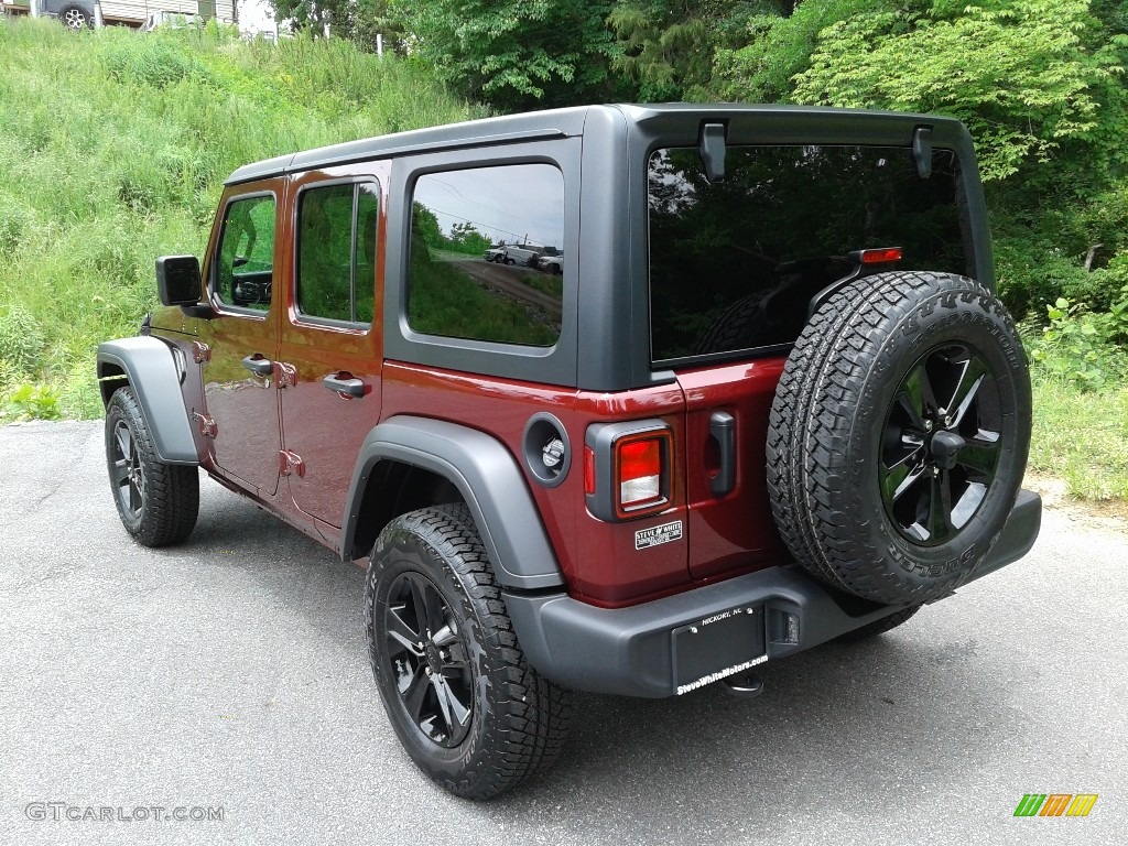 2021 Wrangler Unlimited Sport Altitude 4x4 - Snazzberry Pearl / Black photo #5