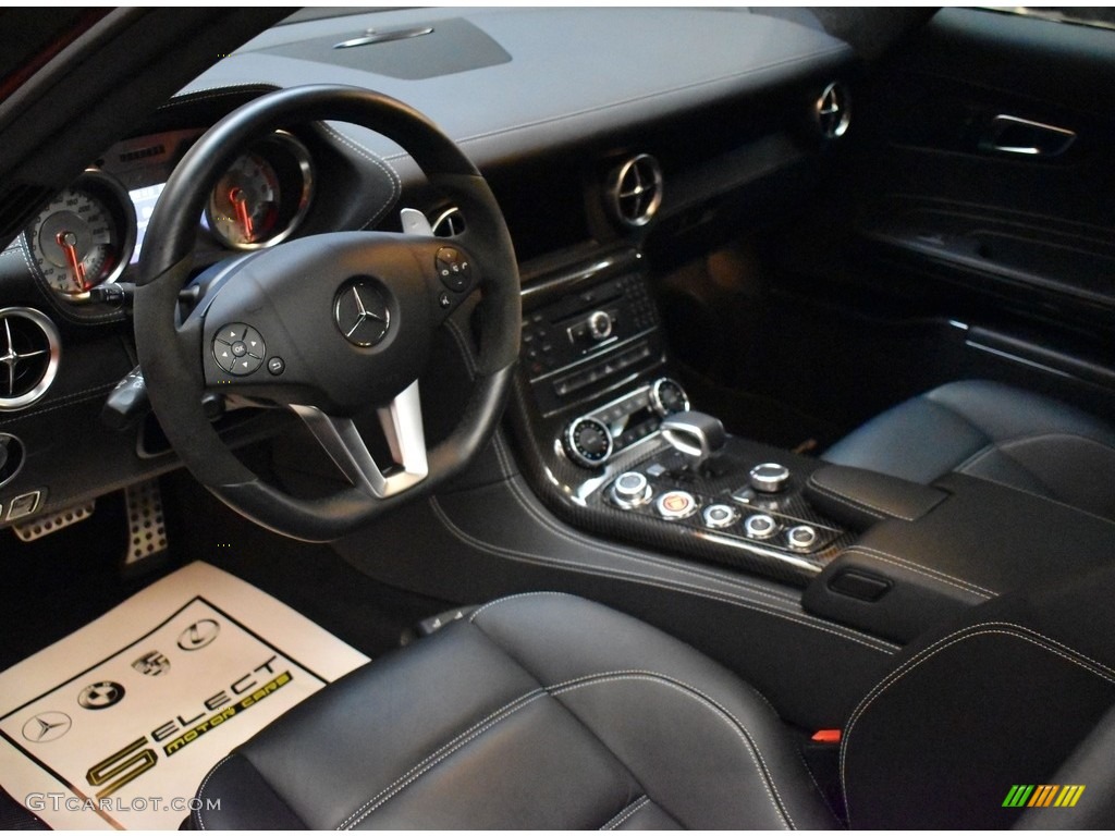 2012 Mercedes-Benz SLS AMG designo Black Dashboard Photo #141933859