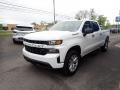 2021 Summit White Chevrolet Silverado 1500 Custom Crew Cab 4x4  photo #3