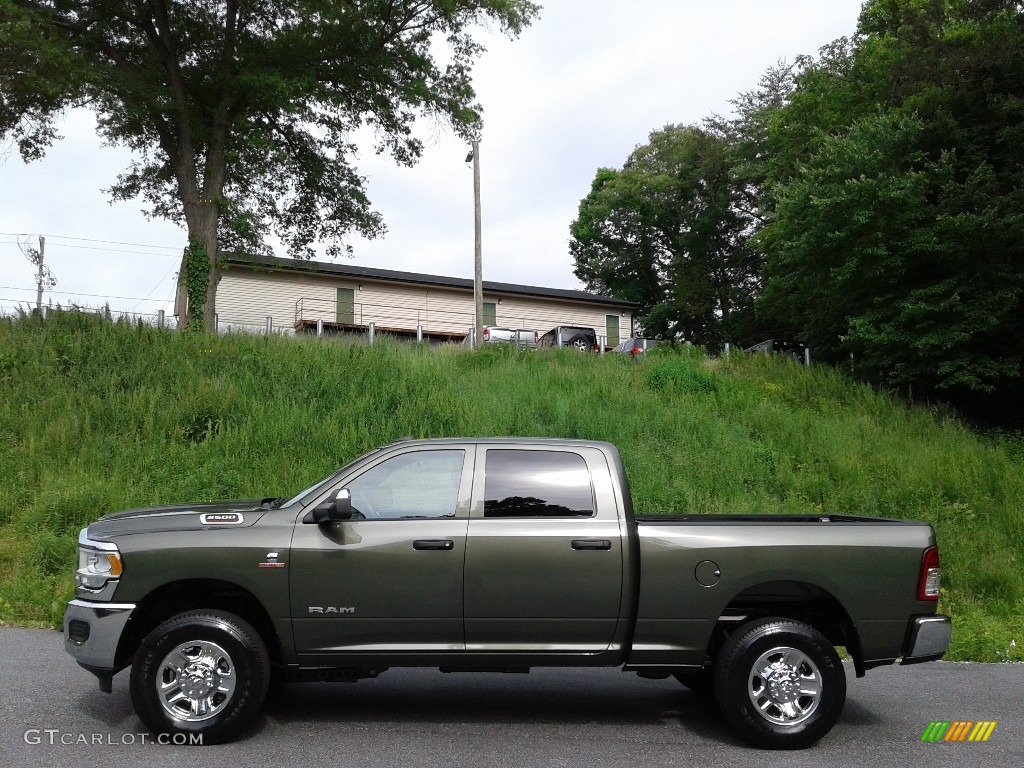 Olive Green Pearl 2021 Ram 2500 Tradesman Crew Cab 4x4 Exterior Photo #141934431