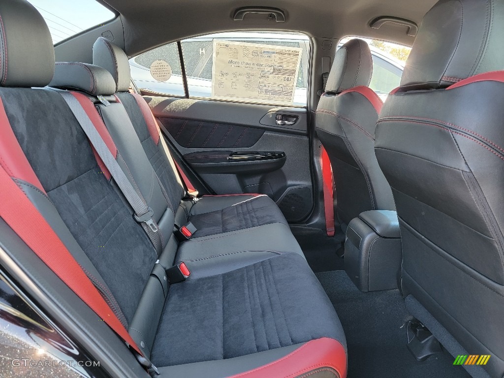 Black Ultra Suede/Carbon Black Interior 2021 Subaru WRX STI Photo #141934668