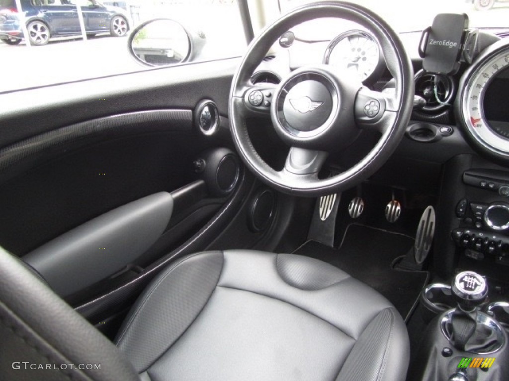 2012 Cooper S Hardtop - Eclipse Gray Metallic / Carbon Black photo #12