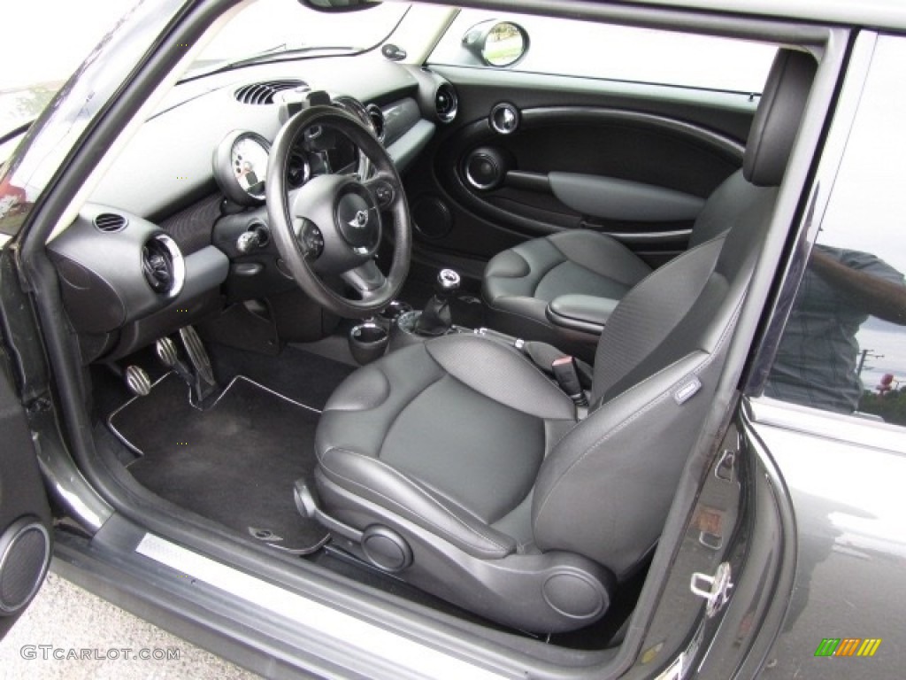 2012 Cooper S Hardtop - Eclipse Gray Metallic / Carbon Black photo #17