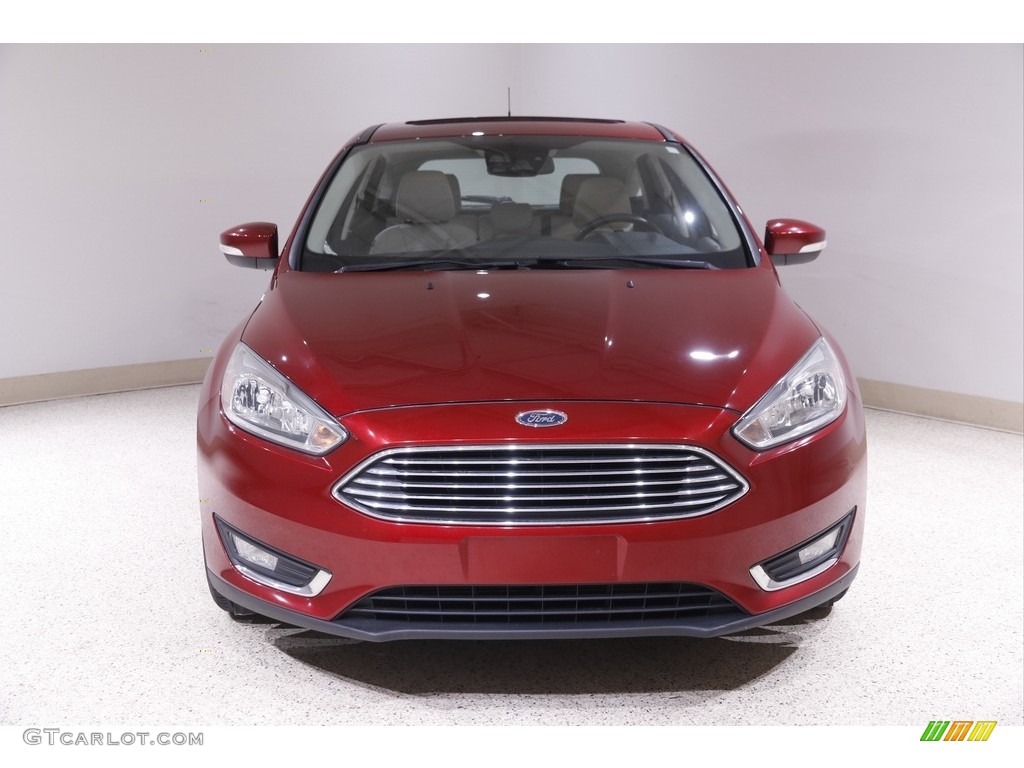 2016 Focus Titanium Hatch - Ruby Red / Medium Soft Ceramic photo #2