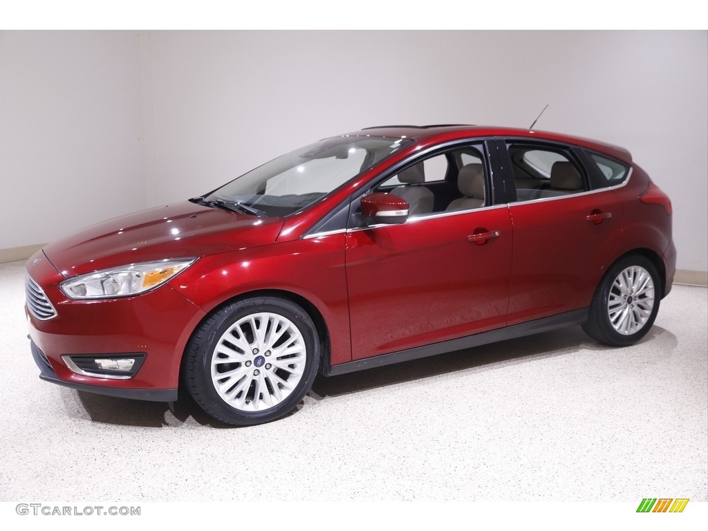 2016 Focus Titanium Hatch - Ruby Red / Medium Soft Ceramic photo #3