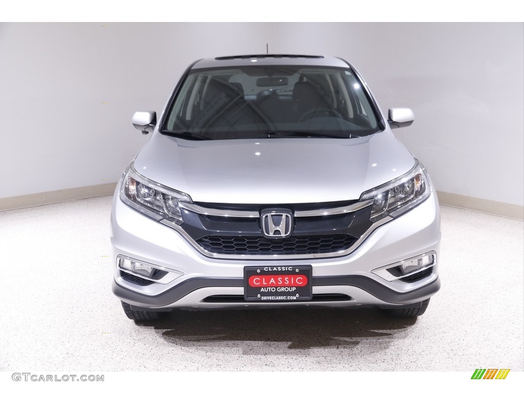 2016 CR-V EX AWD - Alabaster Silver Metallic / Black photo #2