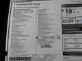 2021 Dodge Charger R/T Plus Window Sticker