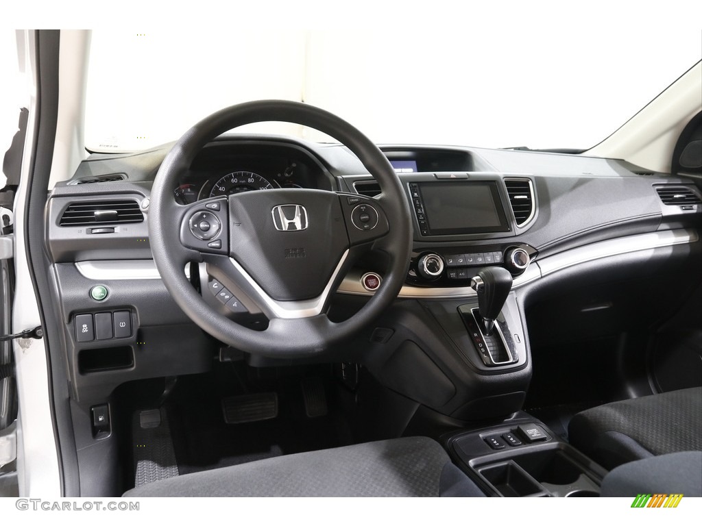 2016 Honda CR-V EX AWD Black Dashboard Photo #141937908