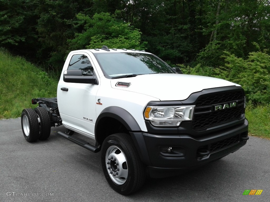 Bright White 2021 Ram 4500 Tradesman Regular Cab 4x4 Chassis Exterior Photo #141938058