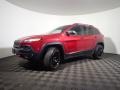 2015 Deep Cherry Red Crystal Pearl Jeep Cherokee Trailhawk 4x4  photo #8