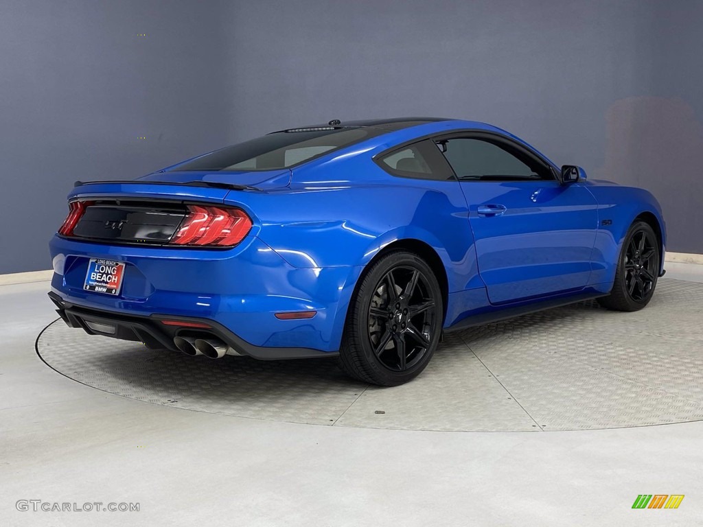 2019 Mustang GT Fastback - Velocity Blue / Ebony photo #5