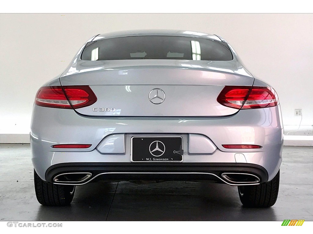 2018 C 300 Coupe - Diamond Silver Metallic / Crystal Grey/Black photo #3