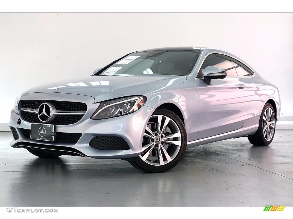 2018 C 300 Coupe - Diamond Silver Metallic / Crystal Grey/Black photo #12