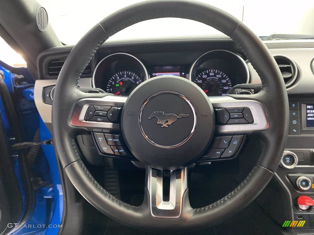 2019 Mustang GT Fastback - Velocity Blue / Ebony photo #17