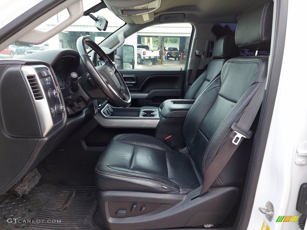 Jet Black Interior 2016 Chevrolet Silverado 2500HD LT Crew Cab 4x4 Photo #141942798