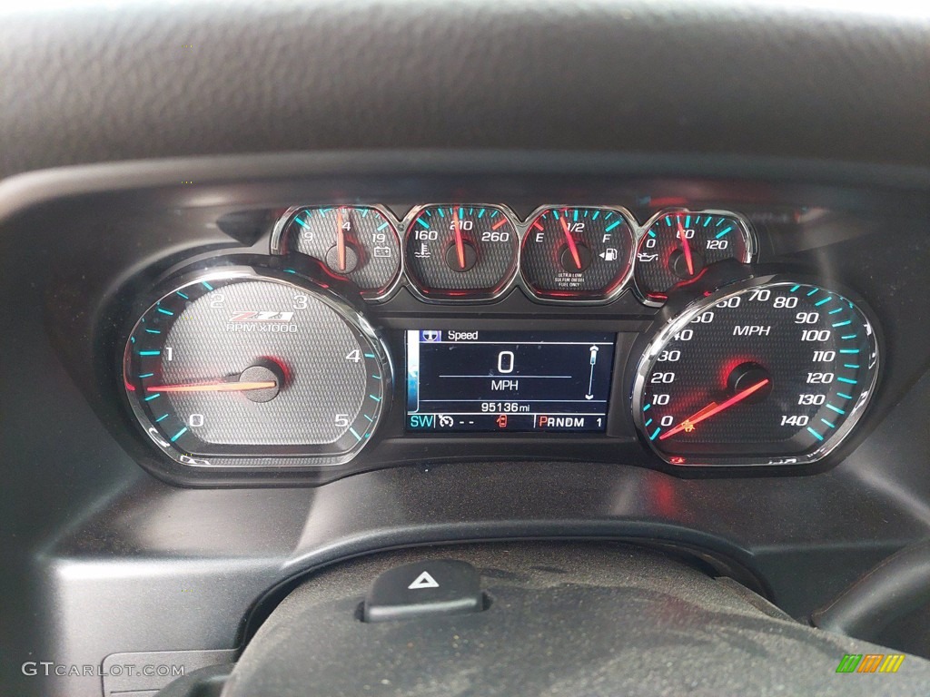 2016 Chevrolet Silverado 2500HD LT Crew Cab 4x4 Gauges Photo #141942993