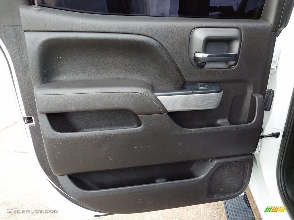 2016 Chevrolet Silverado 2500HD LT Crew Cab 4x4 Jet Black Door Panel Photo #141943002