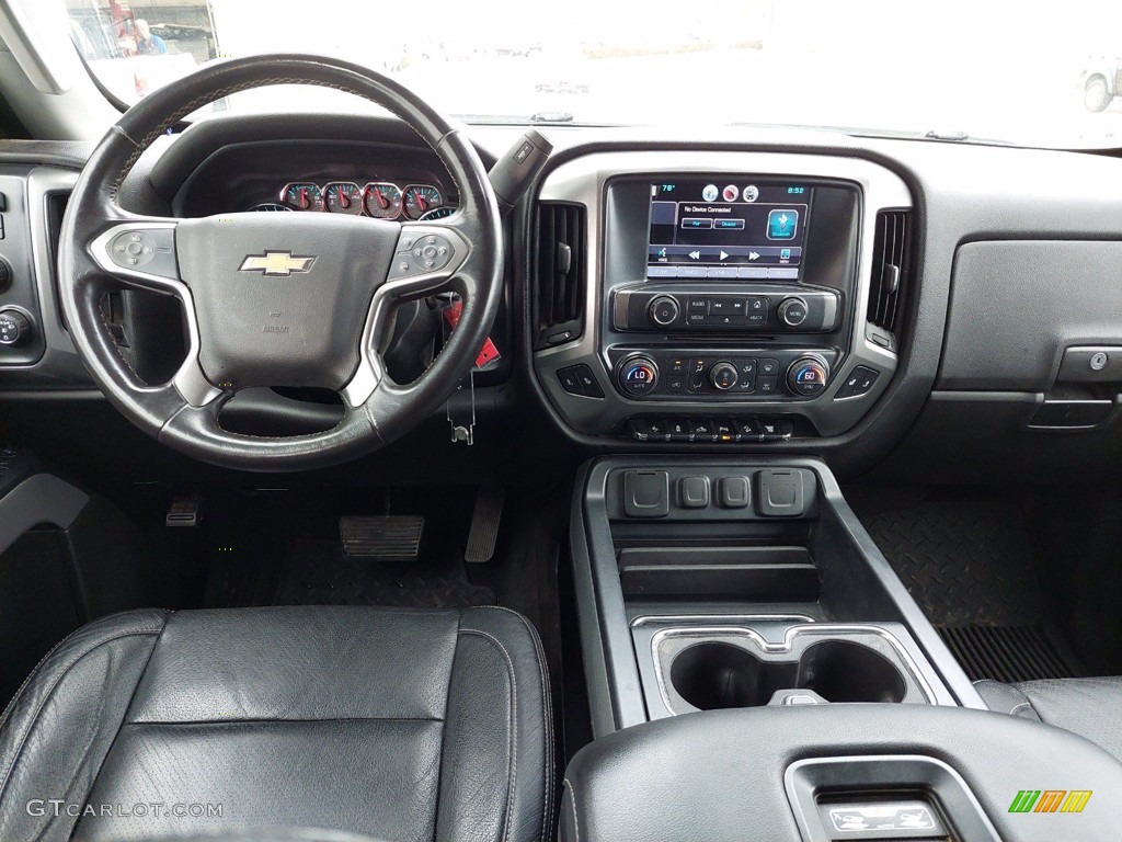 2016 Chevrolet Silverado 2500HD LT Crew Cab 4x4 Jet Black Dashboard Photo #141943026