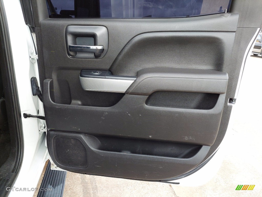2016 Chevrolet Silverado 2500HD LT Crew Cab 4x4 Jet Black Door Panel Photo #141943050