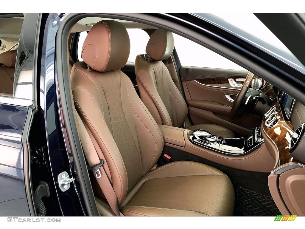 2018 E 400 4Matic Wagon - Lunar Blue Metallic / Nut Brown/Black photo #6