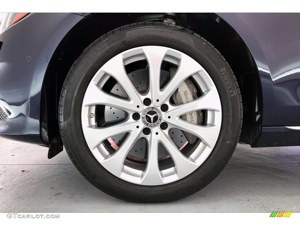 2018 E 400 4Matic Wagon - Lunar Blue Metallic / Nut Brown/Black photo #8