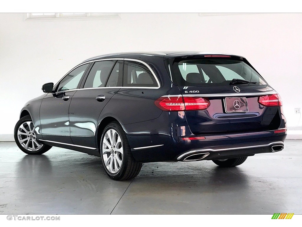 2018 E 400 4Matic Wagon - Lunar Blue Metallic / Nut Brown/Black photo #10