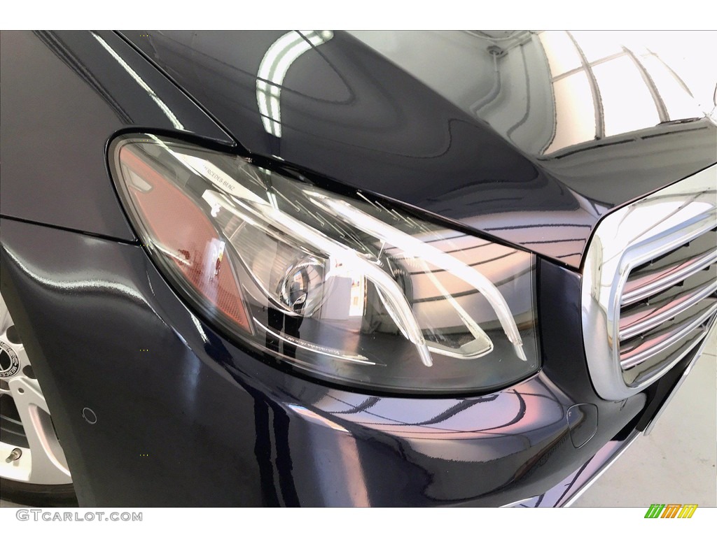 2018 E 400 4Matic Wagon - Lunar Blue Metallic / Nut Brown/Black photo #28