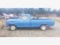 Bahama Blue 1971 Ford F100 Custom Regular Cab Exterior