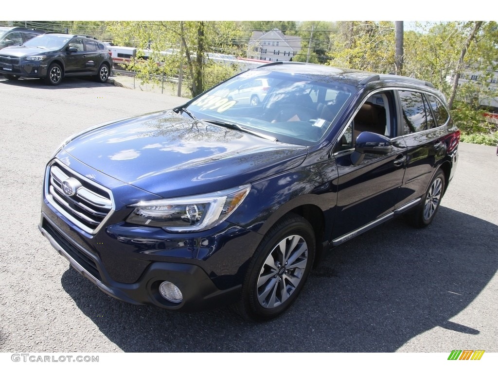 2018 Outback 3.6R Touring - Dark Blue Pearl / Java Brown photo #1