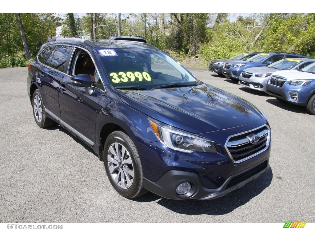 Dark Blue Pearl 2018 Subaru Outback 3.6R Touring Exterior Photo #141945639