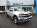 Silver Ice Metallic - Silverado 2500HD LTZ Crew Cab 4WD Photo No. 3