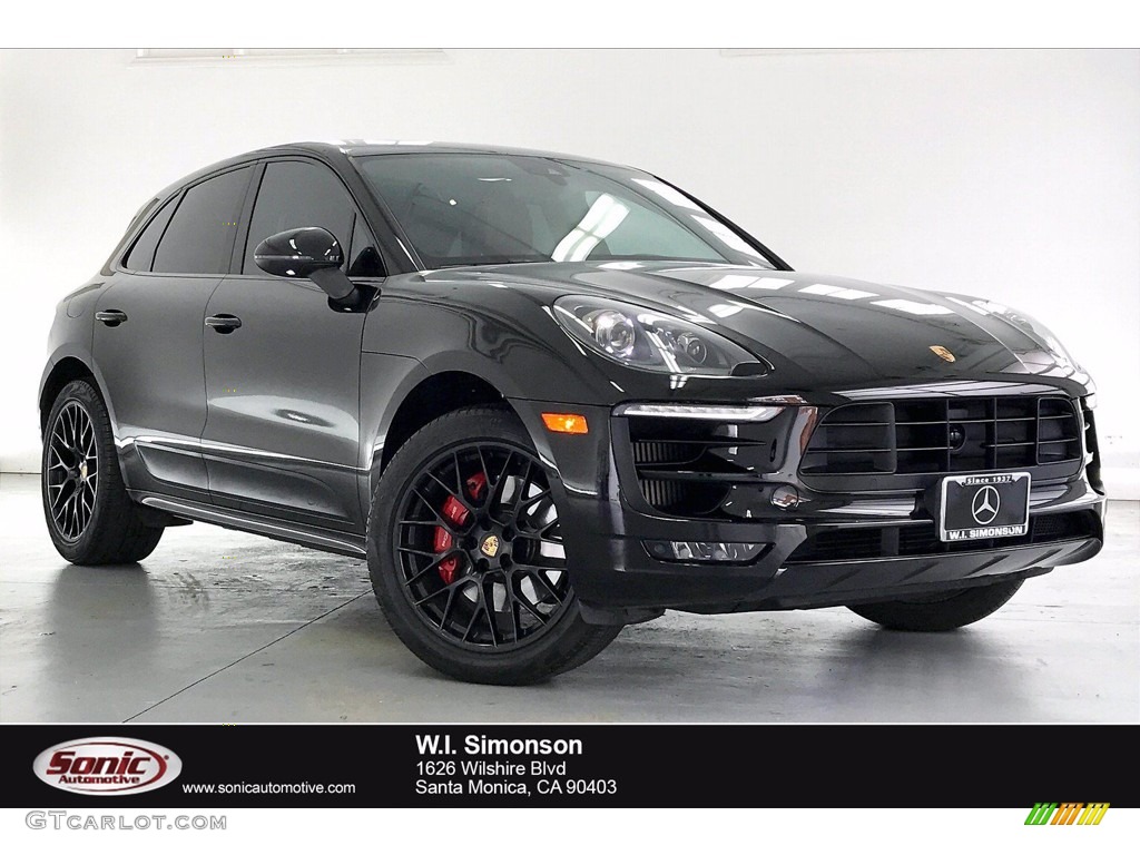 2018 Macan GTS - Black / Black/Garnet Red photo #1