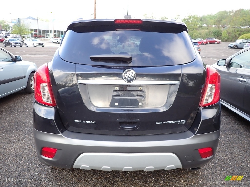 2016 Encore Leather AWD - Carbon Black Metallic / Ebony photo #3