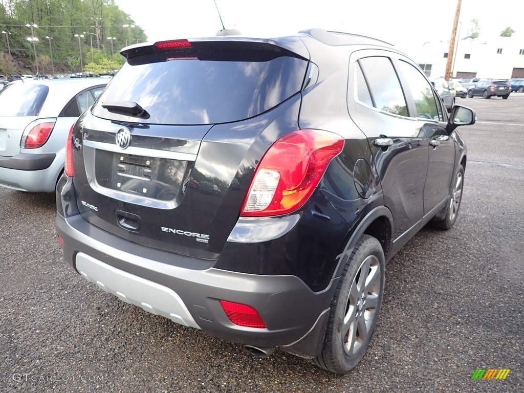 2016 Encore Leather AWD - Carbon Black Metallic / Ebony photo #4