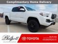 Super White 2021 Toyota Tacoma SR5 Double Cab