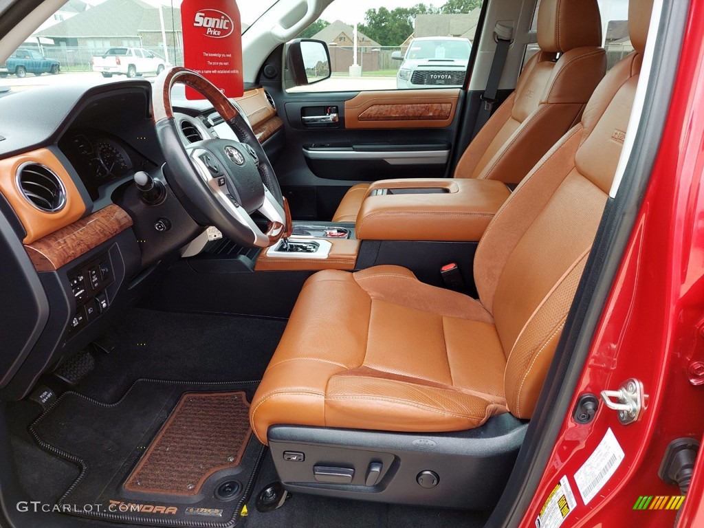 1794 Edition Premium Brown Interior 2019 Toyota Tundra 1794 Edition CrewMax 4x4 Photo #141949974
