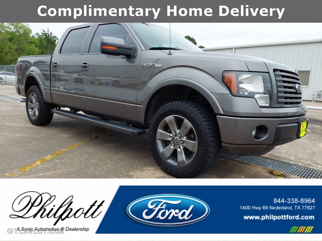 2012 F150 FX2 SuperCrew - Sterling Gray Metallic / Black photo #1