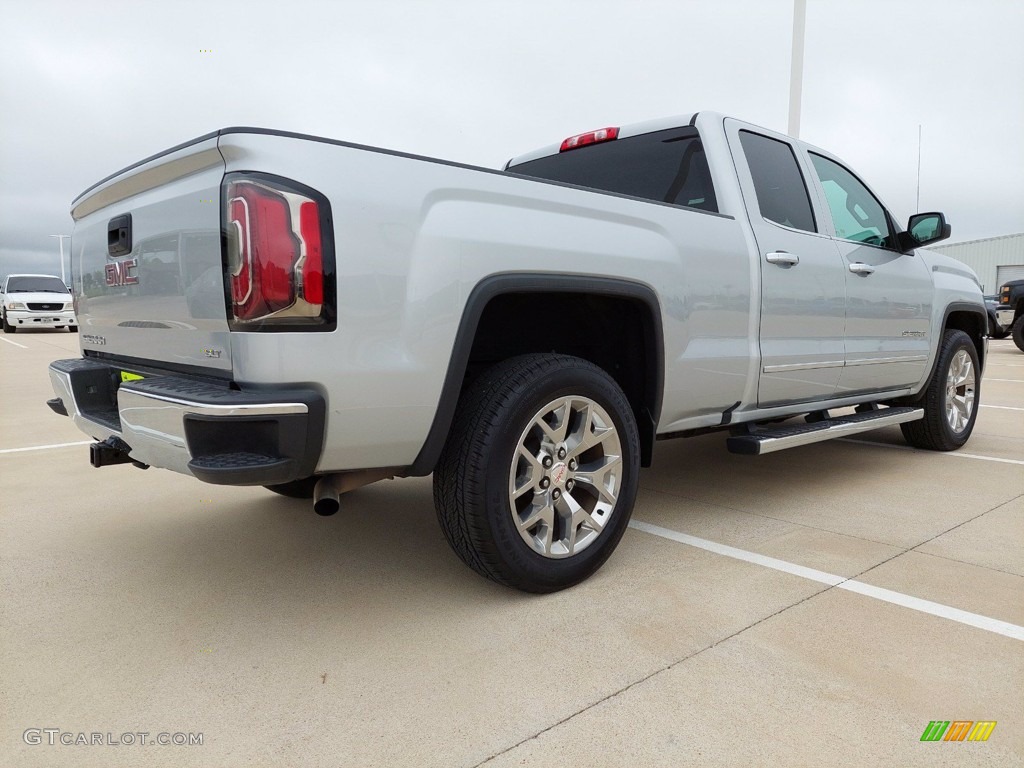 Quicksilver Metallic 2017 GMC Sierra 1500 SLT Double Cab Exterior Photo #141950334