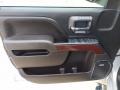 Jet Black 2017 GMC Sierra 1500 SLT Double Cab Door Panel