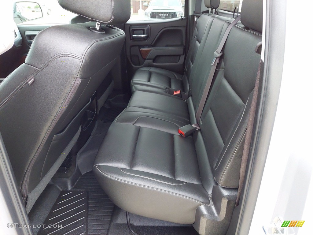 2017 GMC Sierra 1500 SLT Double Cab Rear Seat Photo #141950394
