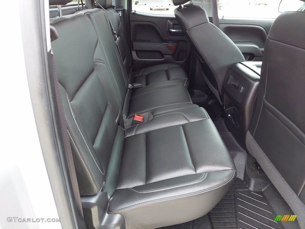 2017 GMC Sierra 1500 SLT Double Cab Rear Seat Photo #141950406