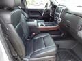 Jet Black 2017 GMC Sierra 1500 SLT Double Cab Interior Color